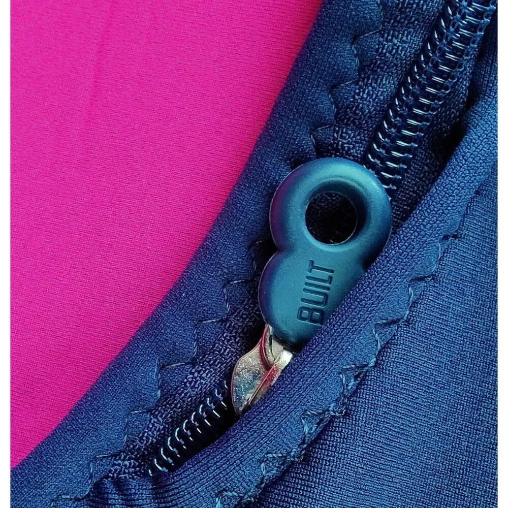 Built Neoprene Envelope for iPad Tablet Blue Pink Touch Closure Zip Pocket